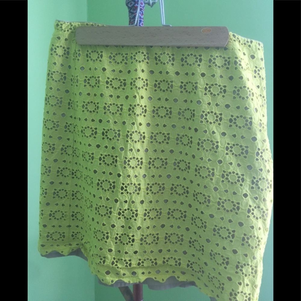JCrew eyelet Skirt